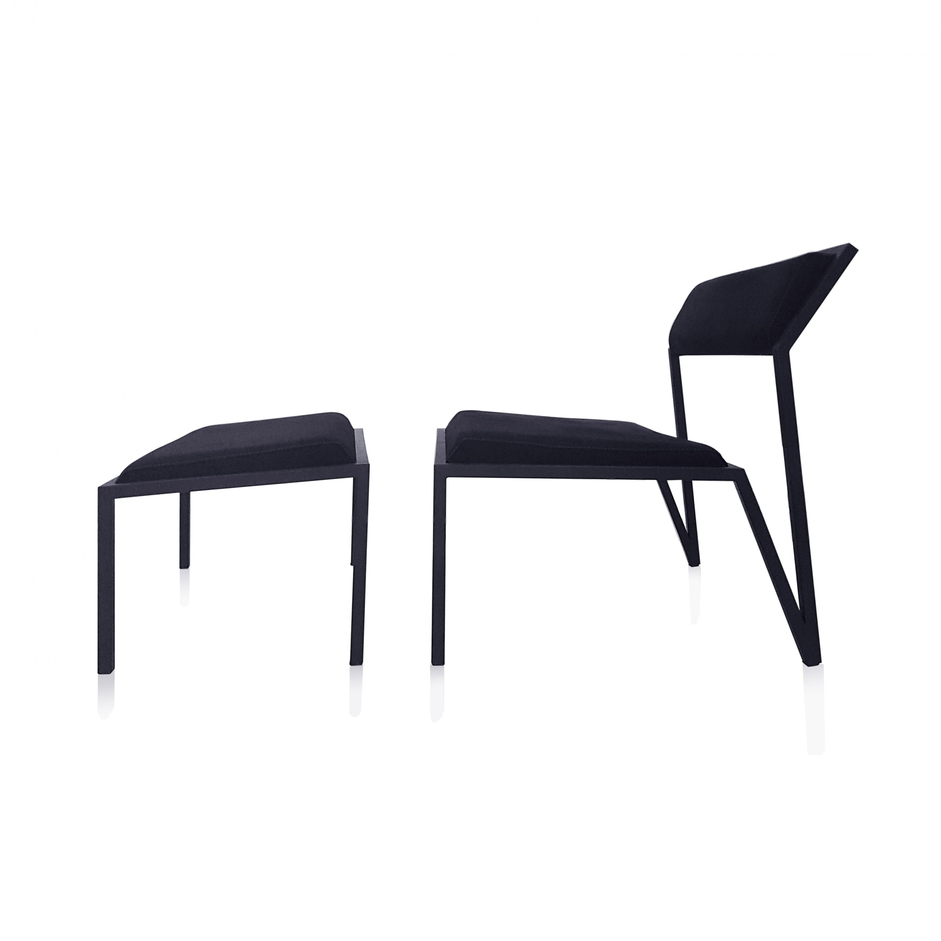 Sillón lounge de terciopelo