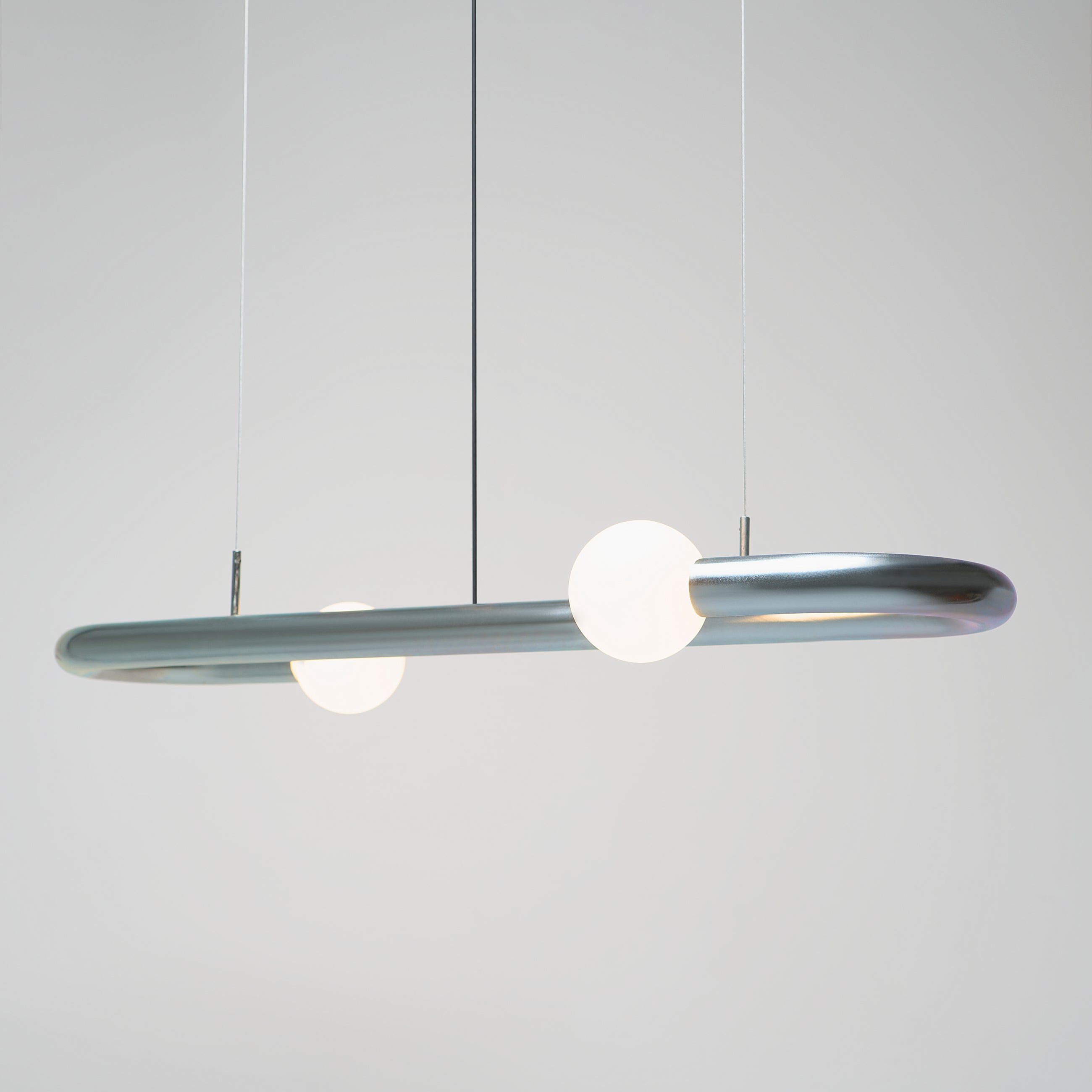 Colgante de zinc Curva