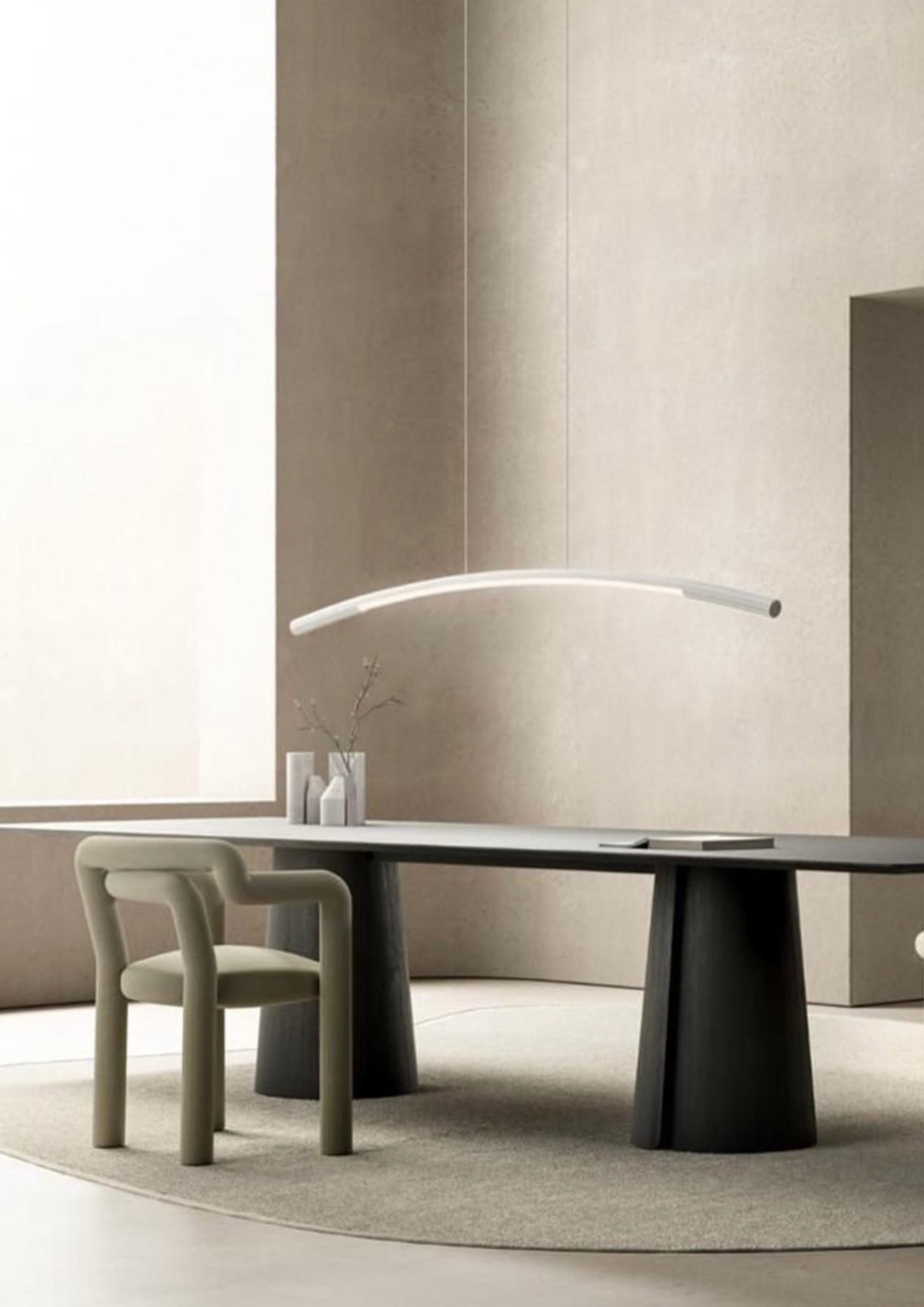 Mesa de comedor rectangular Volta