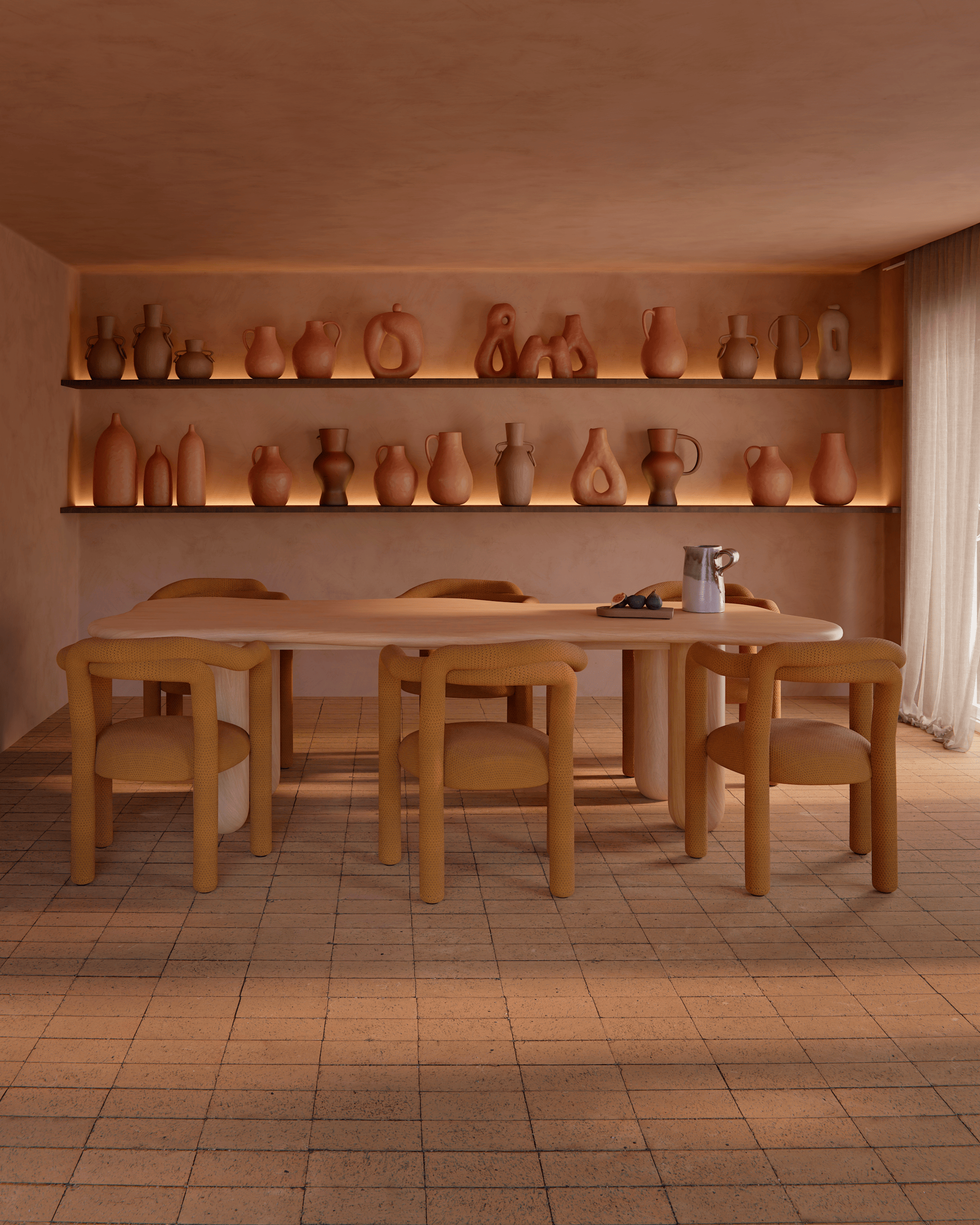 Mesa de comedor Maciça