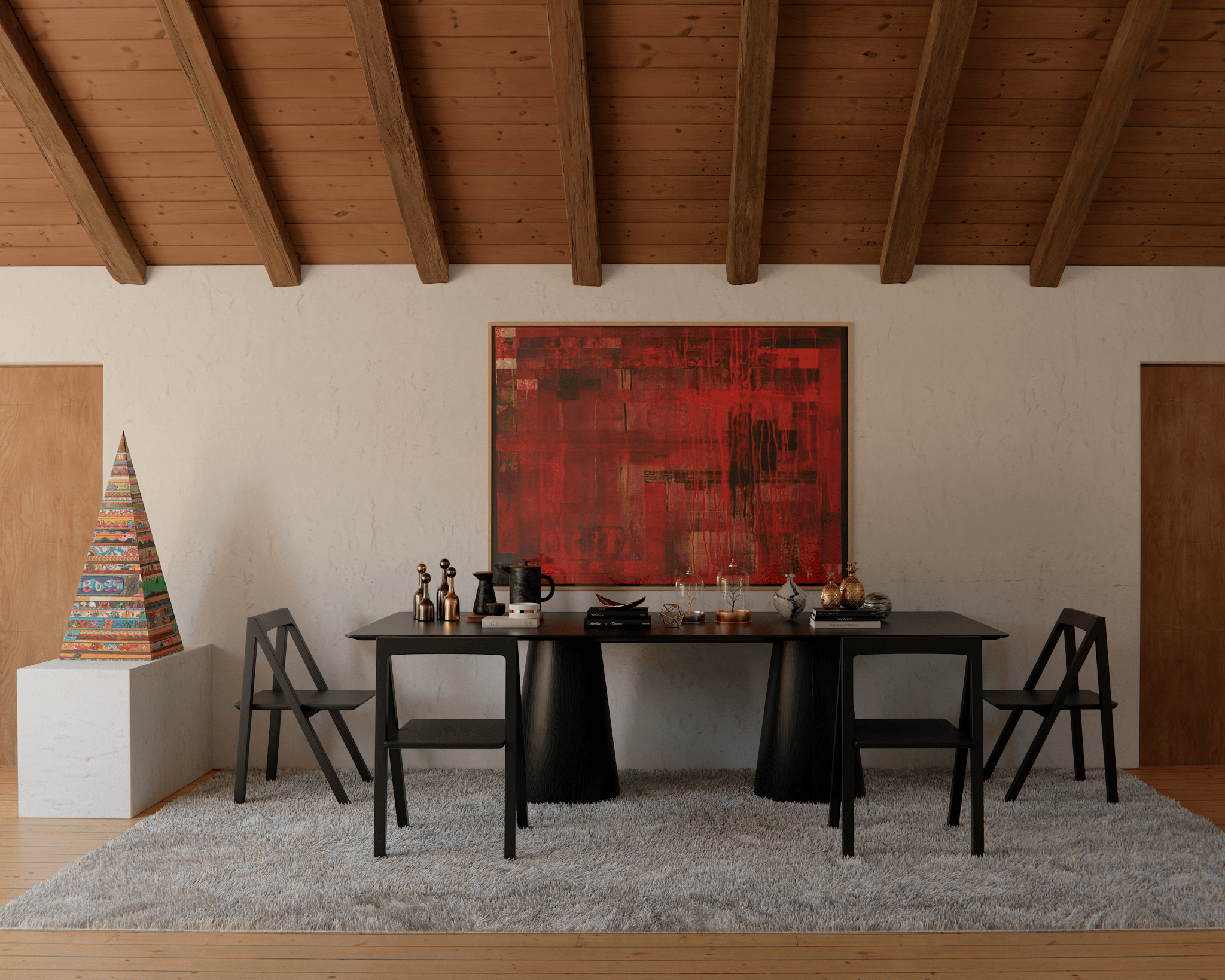 Mesa de comedor rectangular Volta