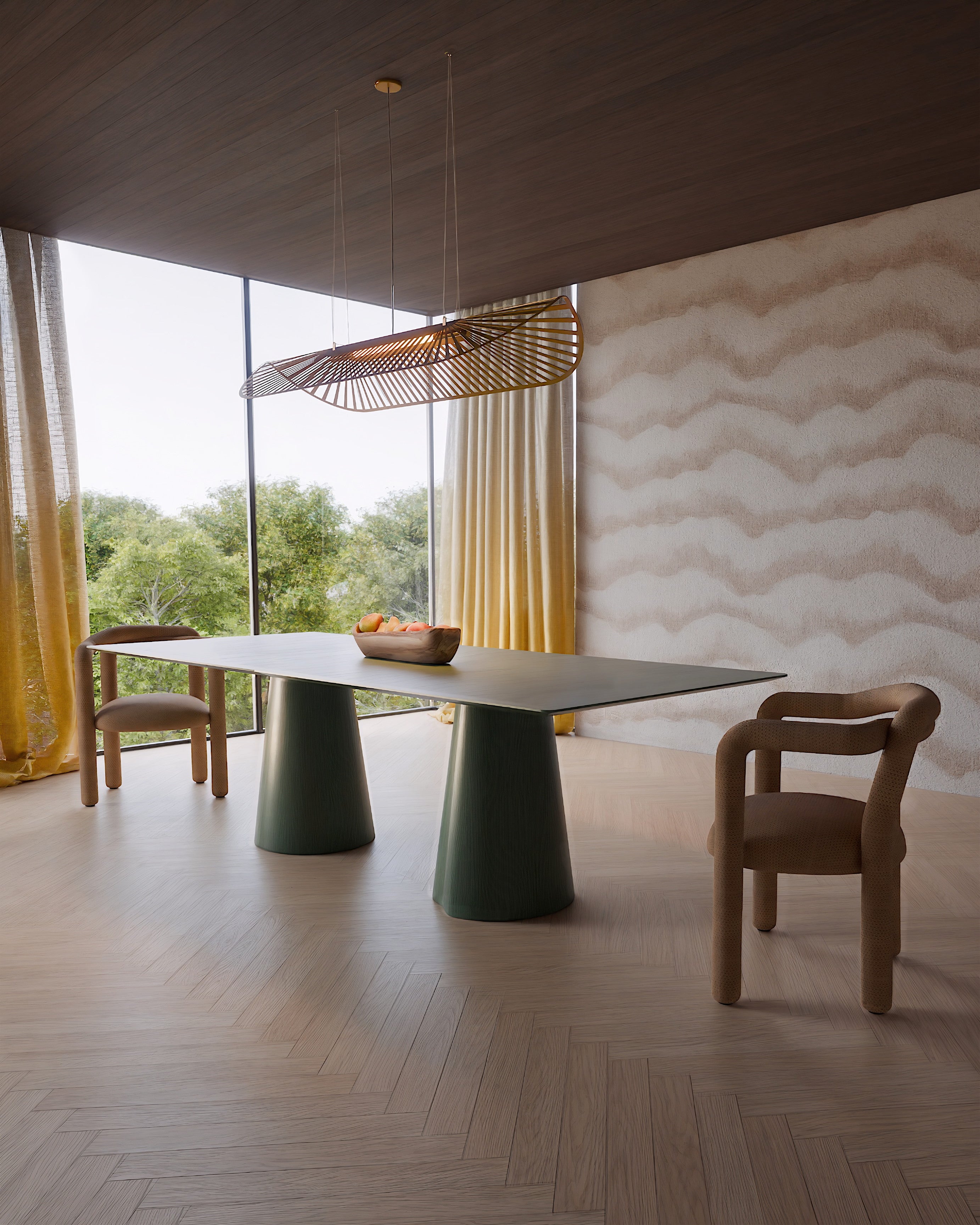 Mesa de comedor rectangular Volta