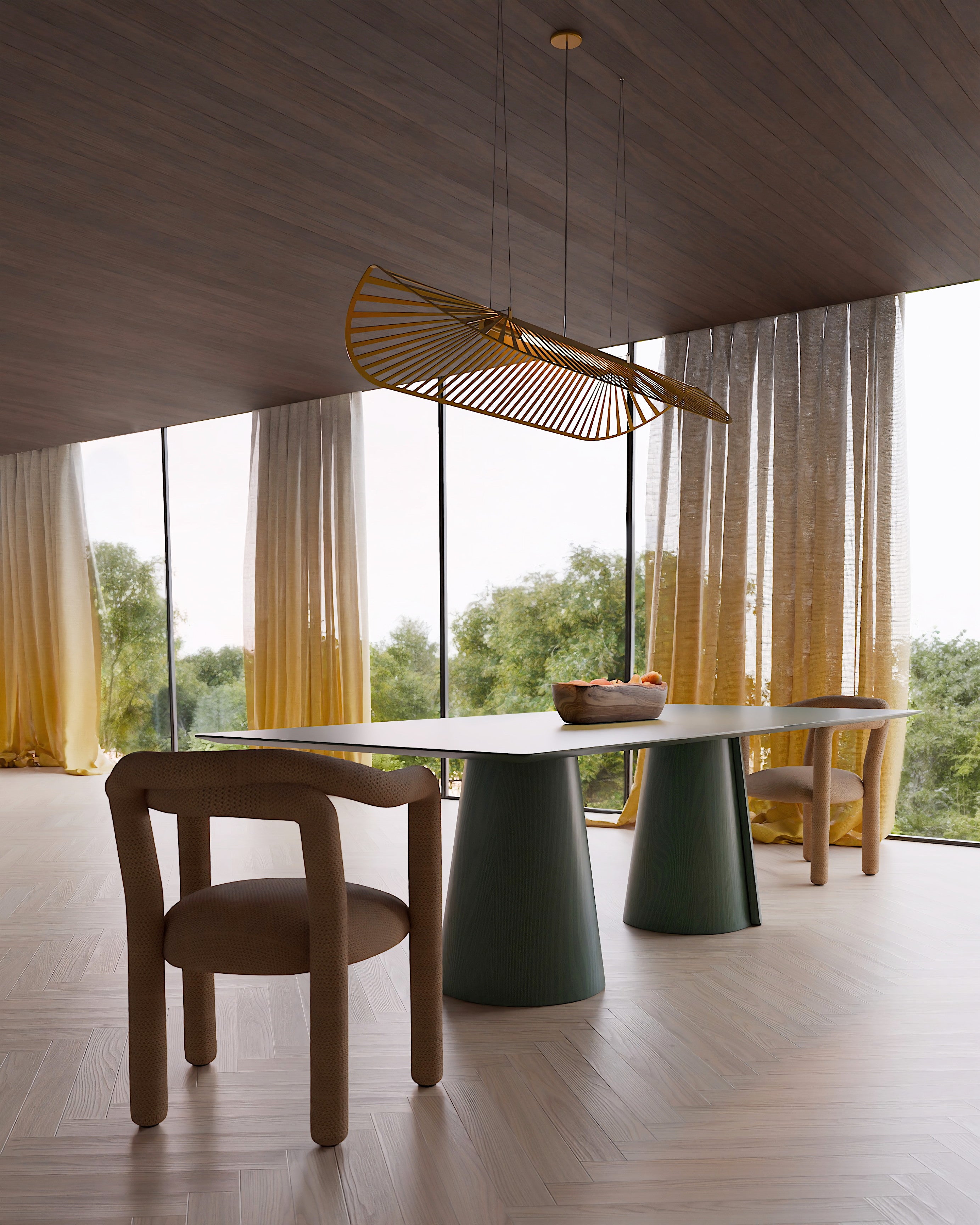 Mesa de comedor rectangular Volta