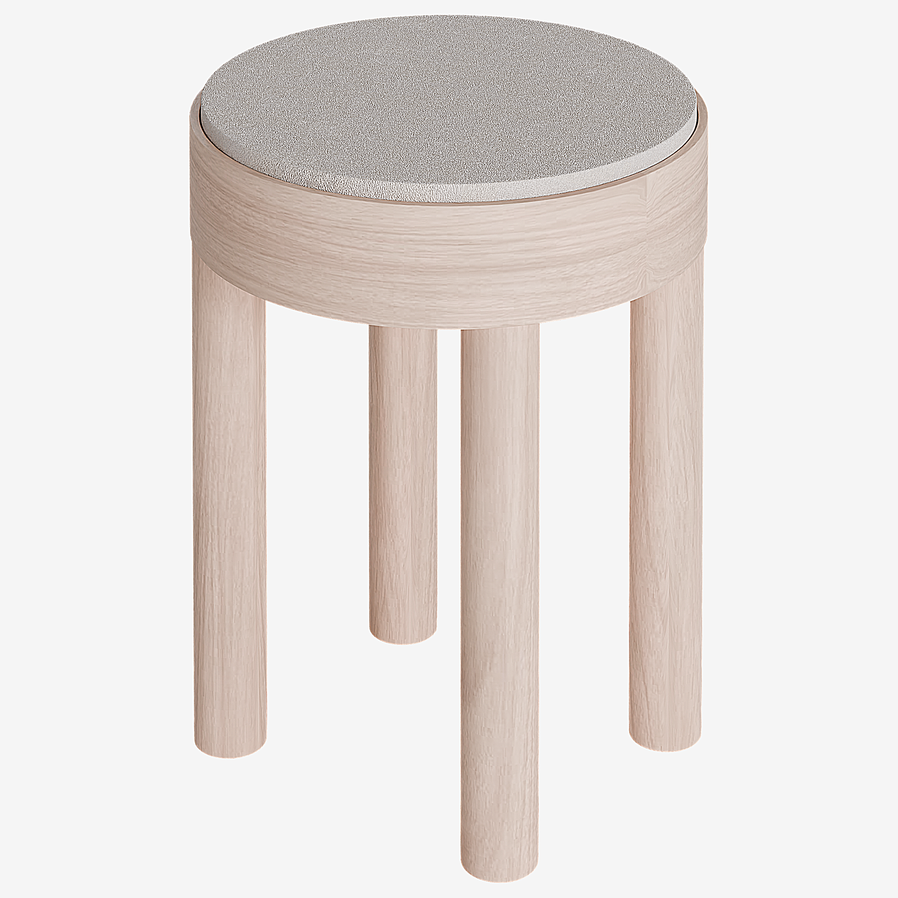 Taburete de fieltro