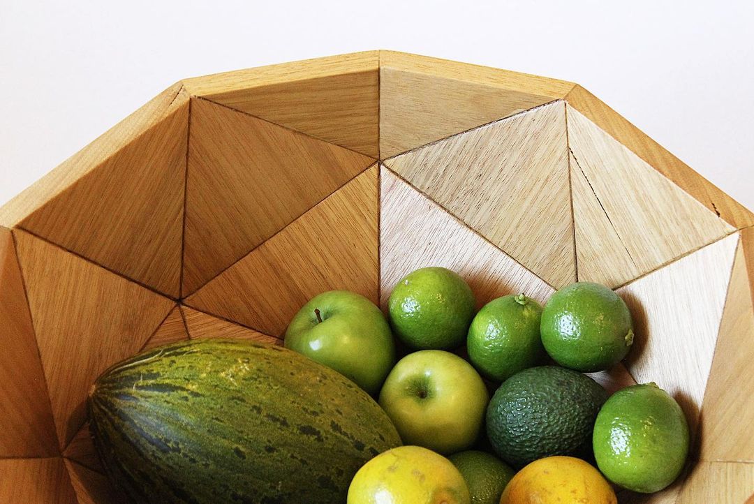 Geodesic Wood Bowl