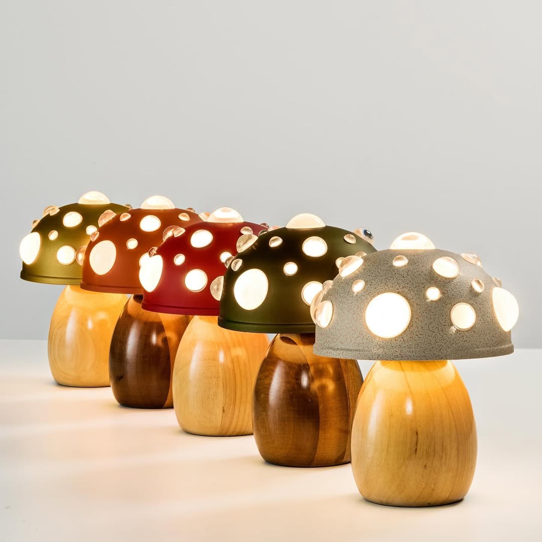 Mini Mushroom Table Lamp