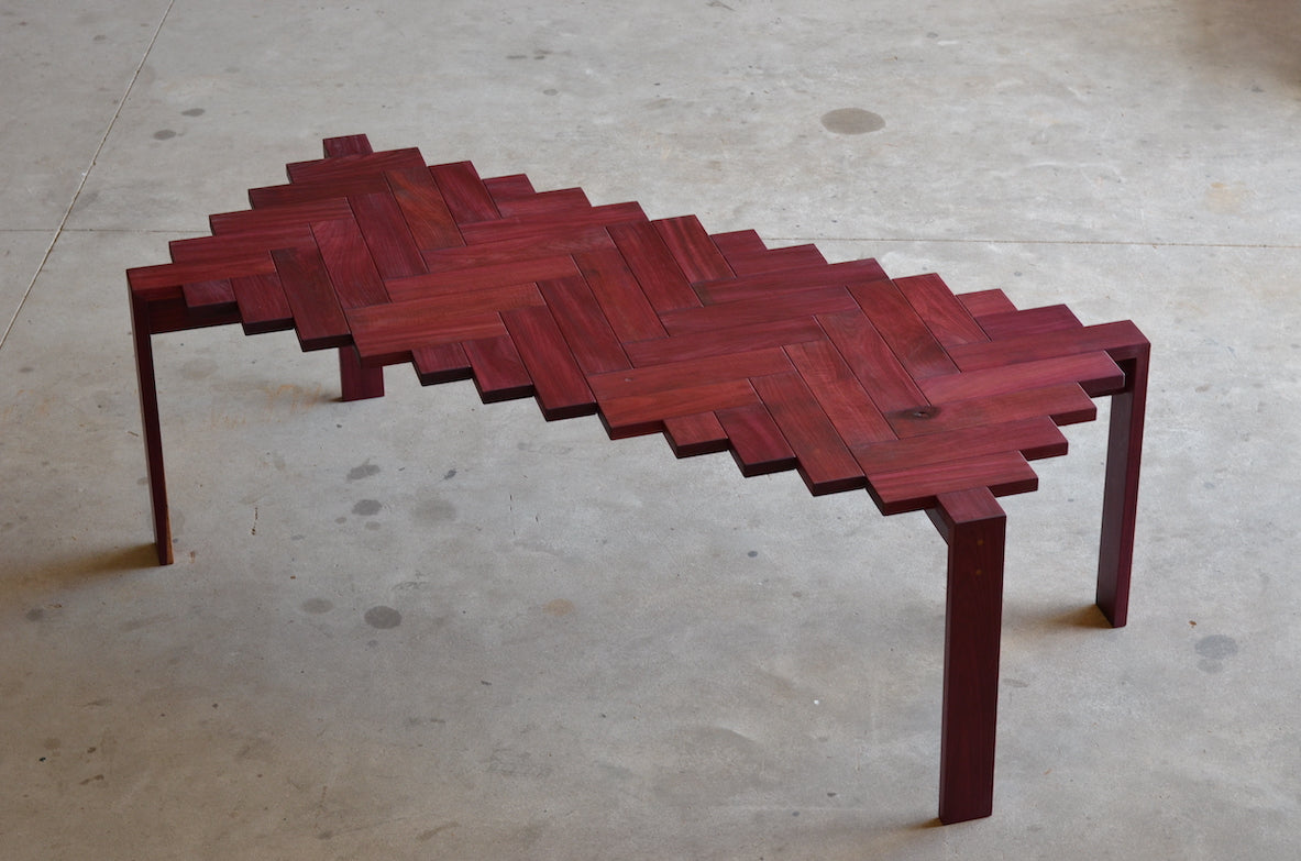 Mesa de comedor de parquet