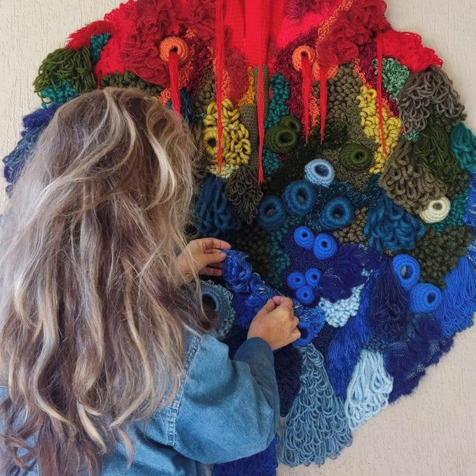 Tapiz de pared de coral 5