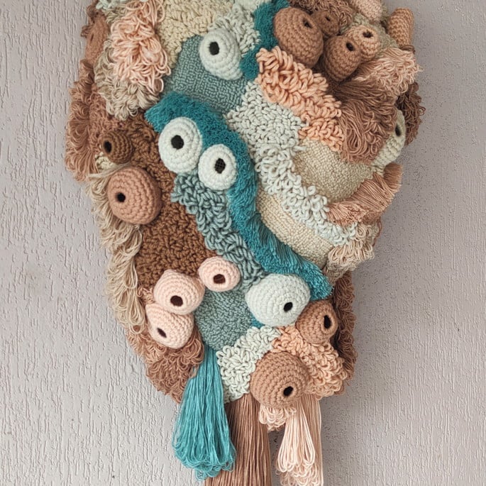 Tapiz de pared de coral 4