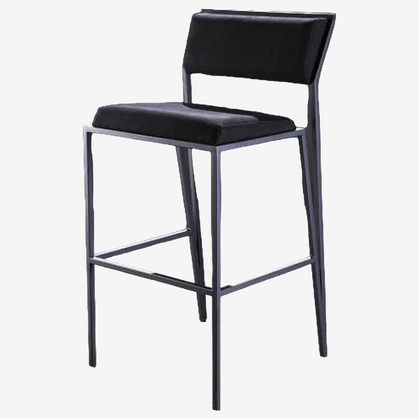 Velvet High Stool