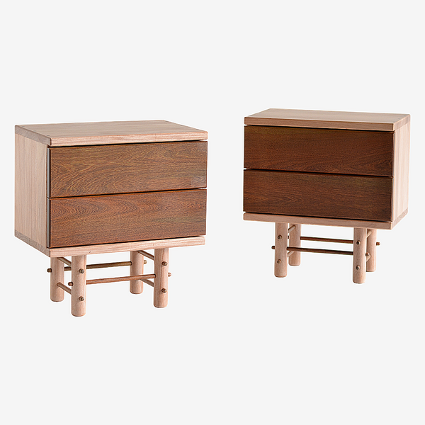 Brise-Soleil Bedside Table